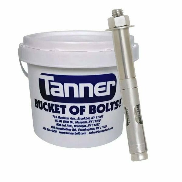 Tanner 3/8in x 1-7/8in, Sleeve Expansion Anchors, Hex Nut TB-524